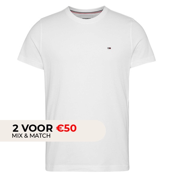 Tommy Jeans Original T-shirt Wit