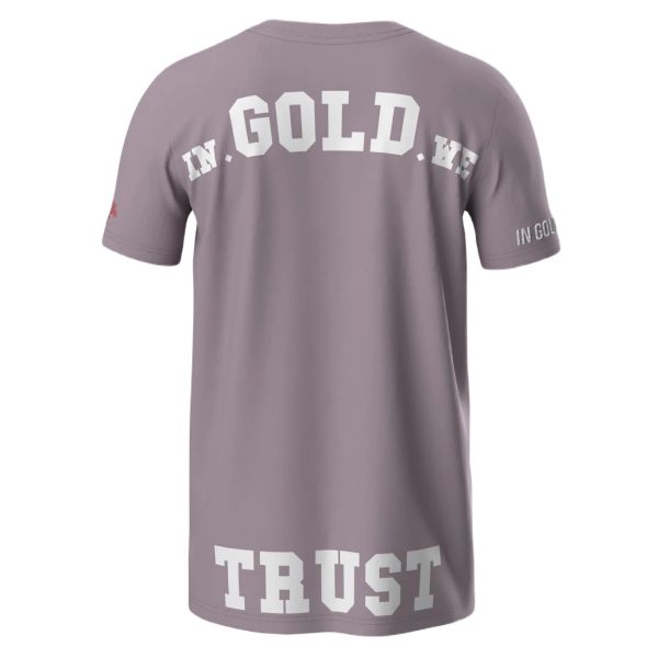 In Gold We Trust The Pusha T-shirt Paars