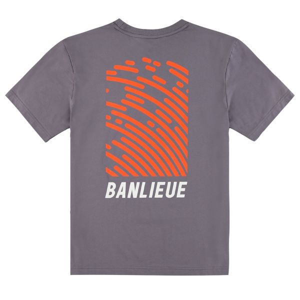 Banlieue Fingerprint T-shirt Grijs
