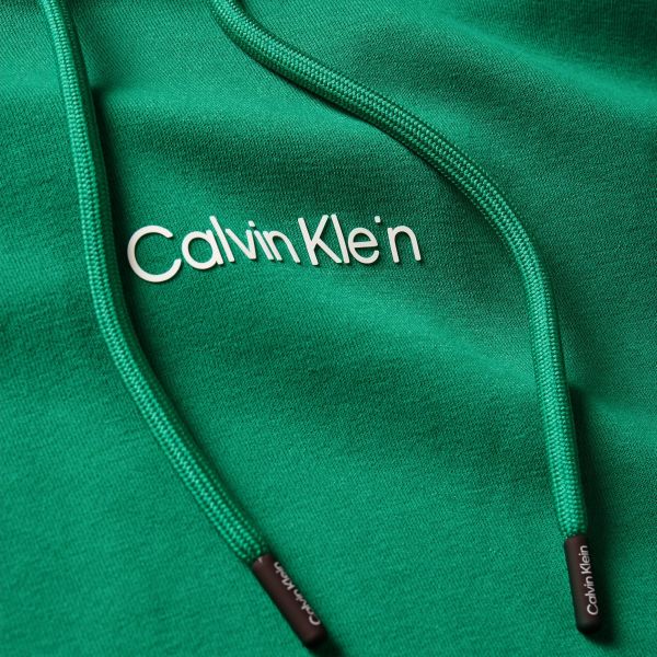 Calvin Klein Interlock Micro Logo Hoodie Groen