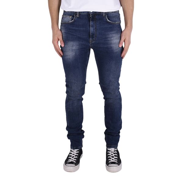 flaneur homme essential skinny jeans donker blauw