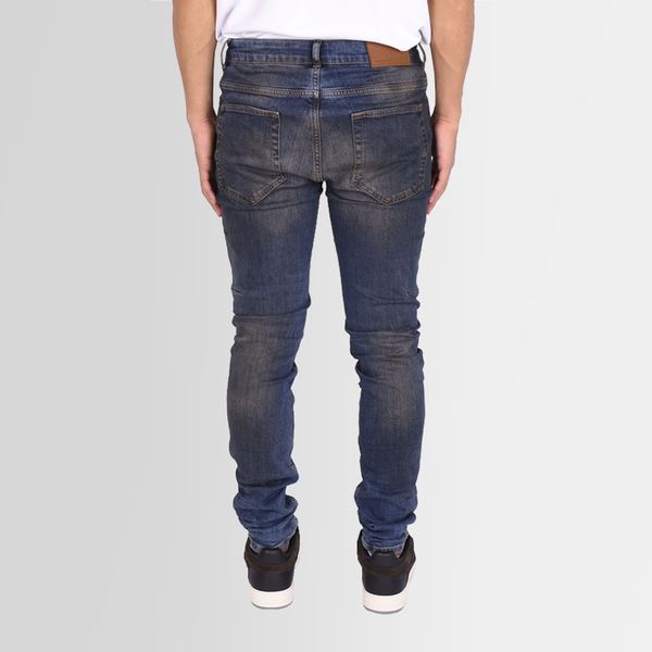 flaneur destroyer skinny jeans donker blauw