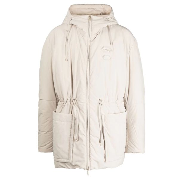 Off-White Patch Peach Padded Puffer Beige
