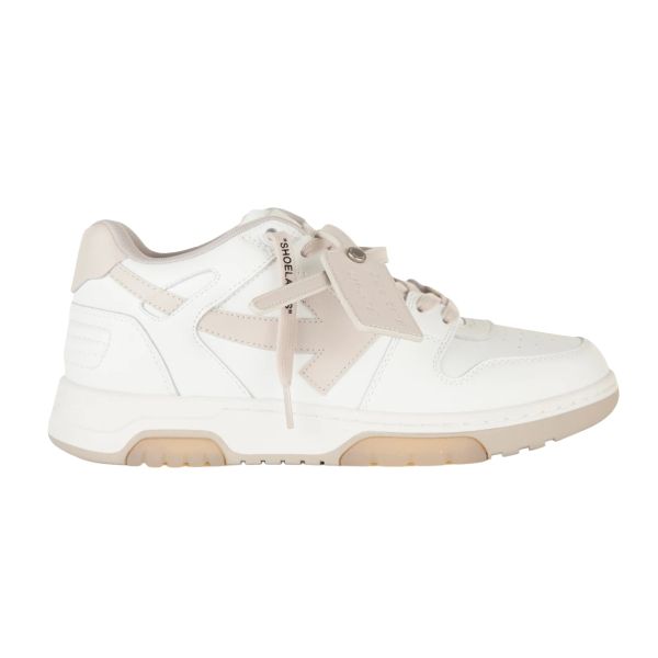 Off-White Out Of Office Suede Sneaker Wit/Beige
