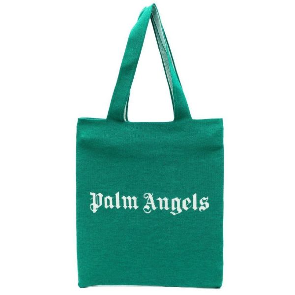 Palm Angels P.A. Knit Shopper Tas Groen