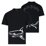 Palm Angels Broken Shark Classic T-shirt Zwart