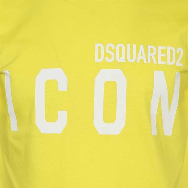 Dsquared2 Icon T-shirt Geel