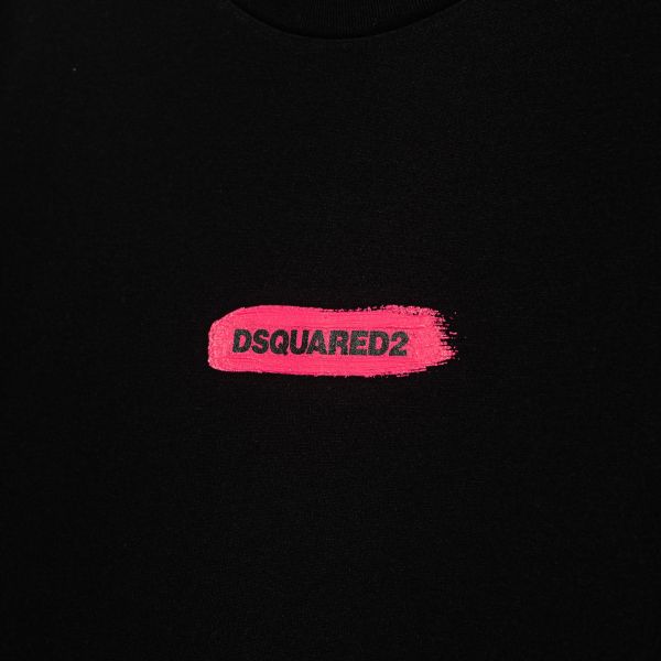 Dsquared2 Front Logo T-shirt Zwart