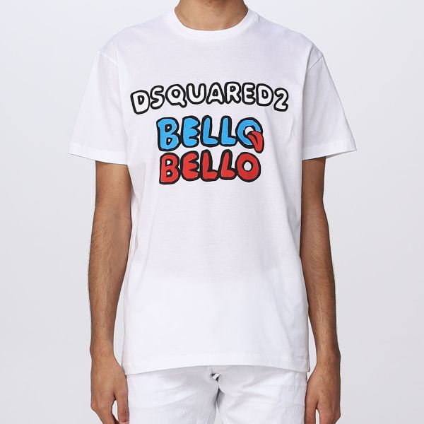 Dsquared2 Bello Bello T-shirt Wit
