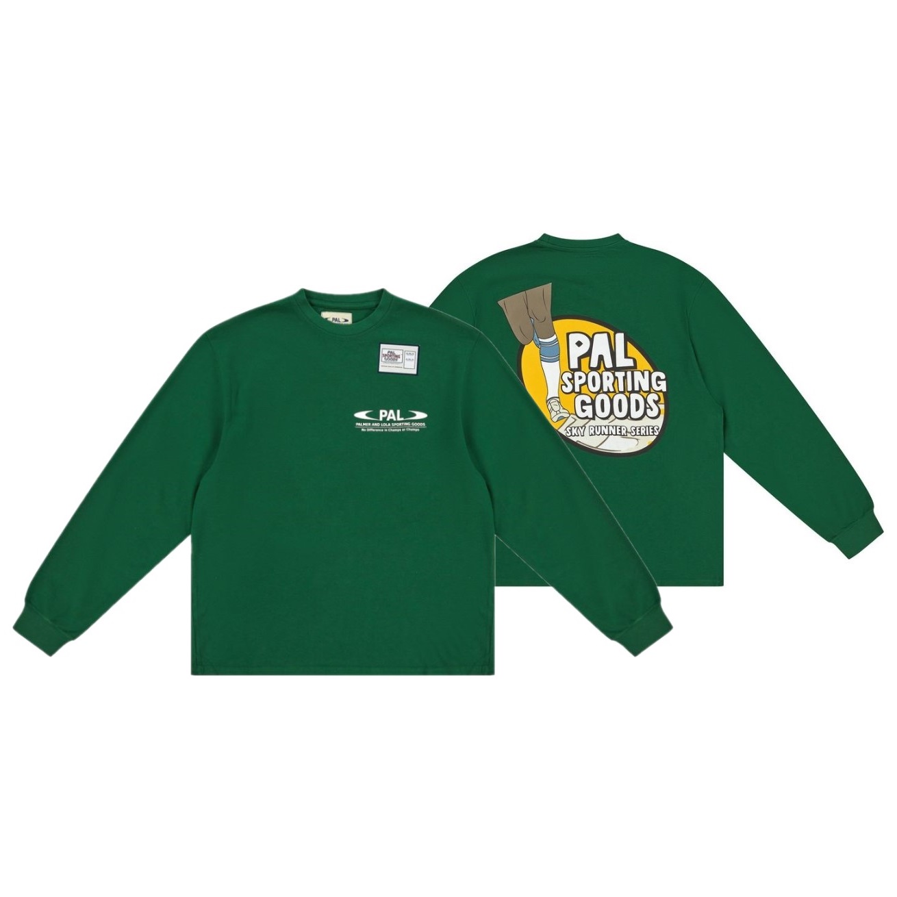 pal sporting goods sky runner longsleeve t-shirt donker groen3