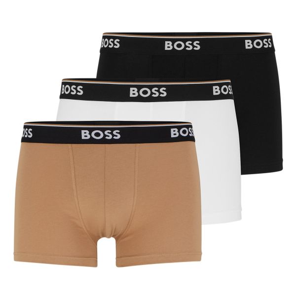 Boss Trunk Boxer 3-Pack Beige/Wit/Zwart