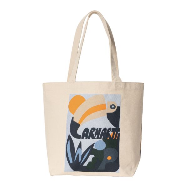 Carhartt Canvas Graphic Tote Bag Off White