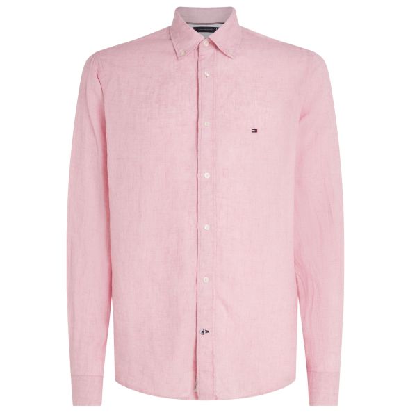 Tommy Hilfiger Pigment Dyed Overhemd Roze