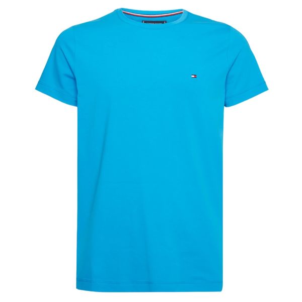 Tommy Hilfiger Stretch Slim Fit T-shirt Blauw