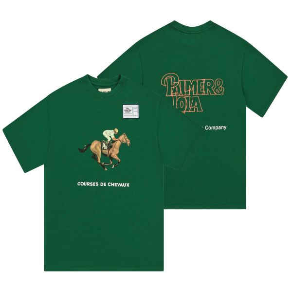 PAL Sporting Goods Courses De Chevaux T-shirt Groen