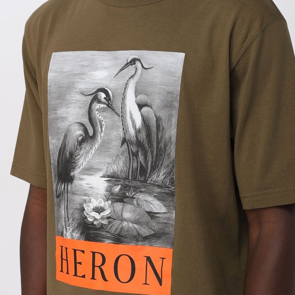 Heron Preston Heron BW T-shirt Donker Groen