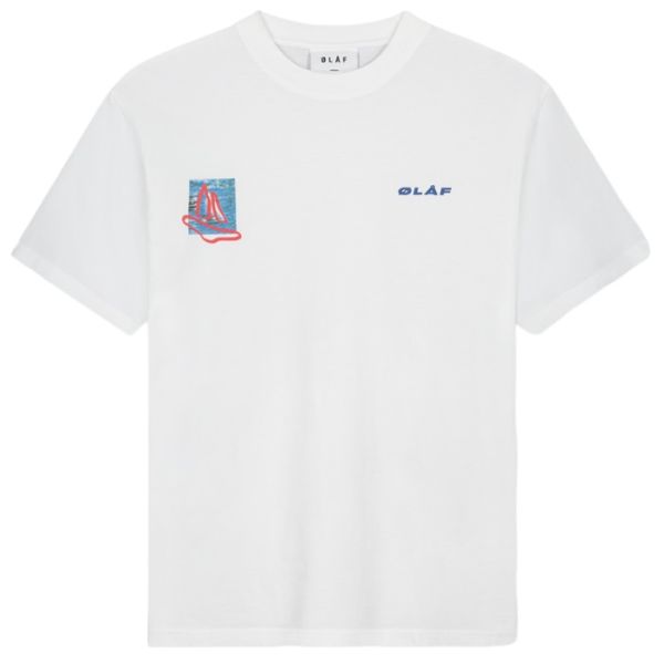 Olaf Boat T-shirt Wit