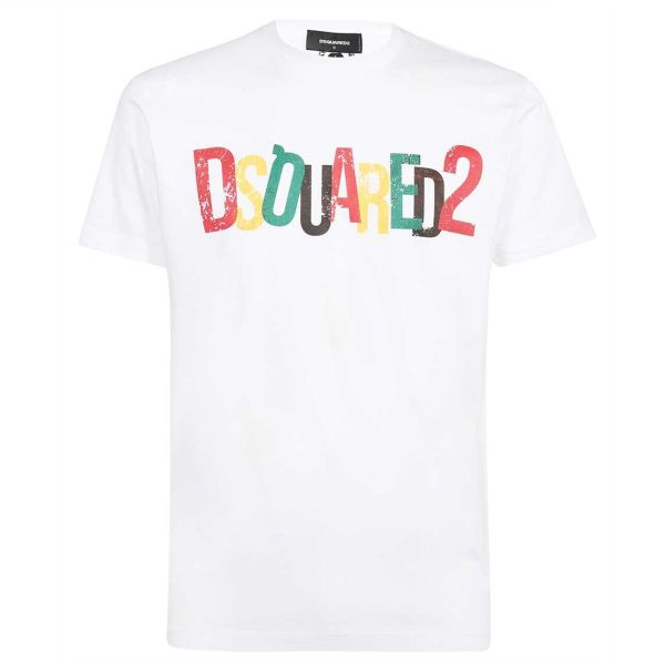 Dsquared2 Jamaican T-shirt Wit