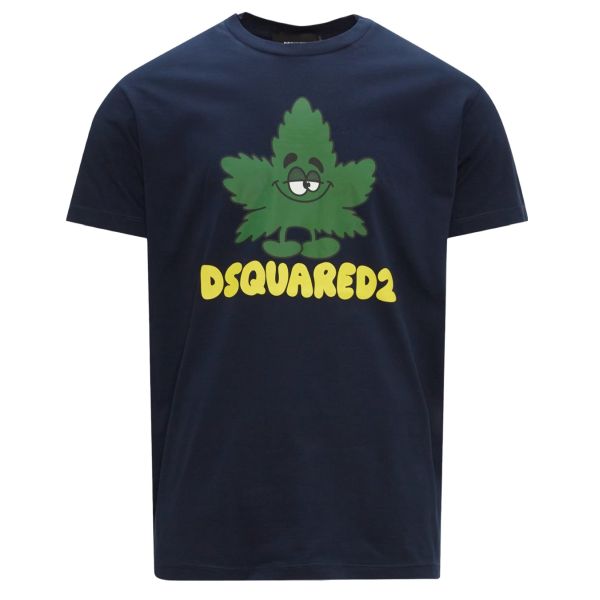 Dsquared2 Maple Leaf T-shirt Navy