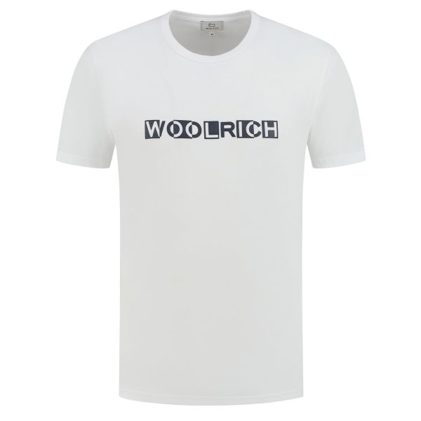 Woolrich Intarsia T-shirt Wit