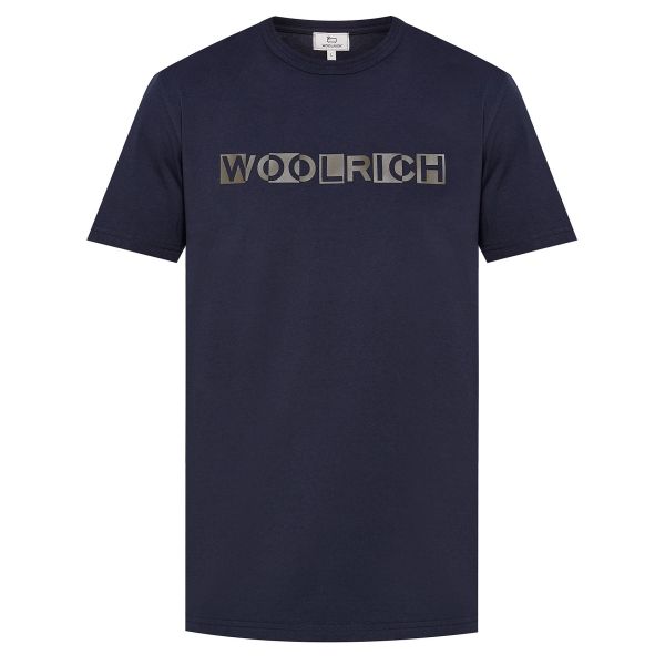 Woolrich Intarsia T-shirt Navy