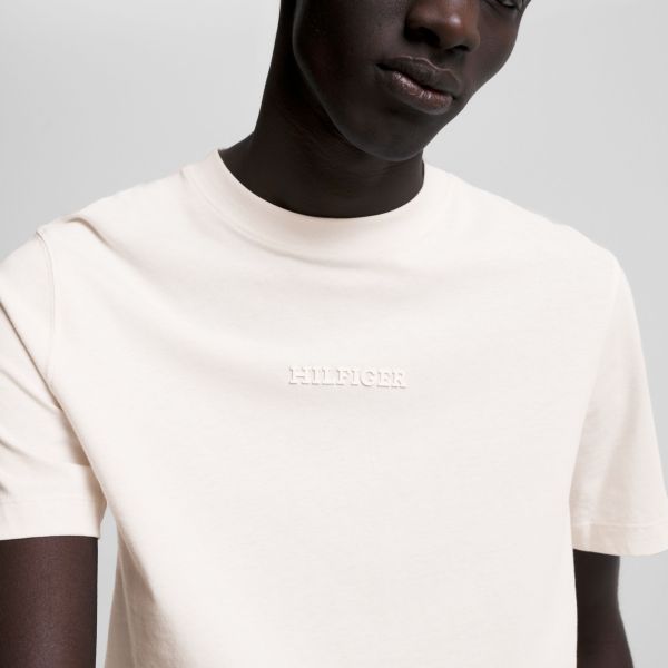 Tommy Hilfiger Monotype Logo T-shirt Off White