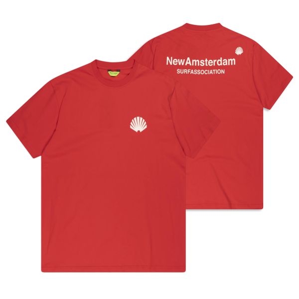 New Amsterdam Surf Association Logo T-shirt Rood