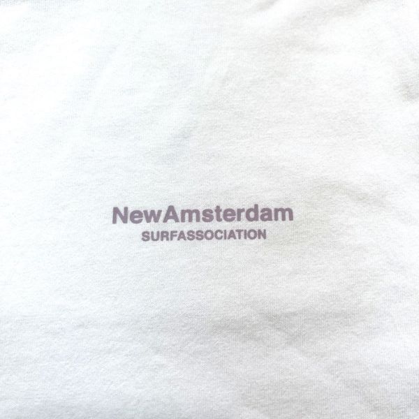 New Amsterdam Surf Association Name T-shirt Wit