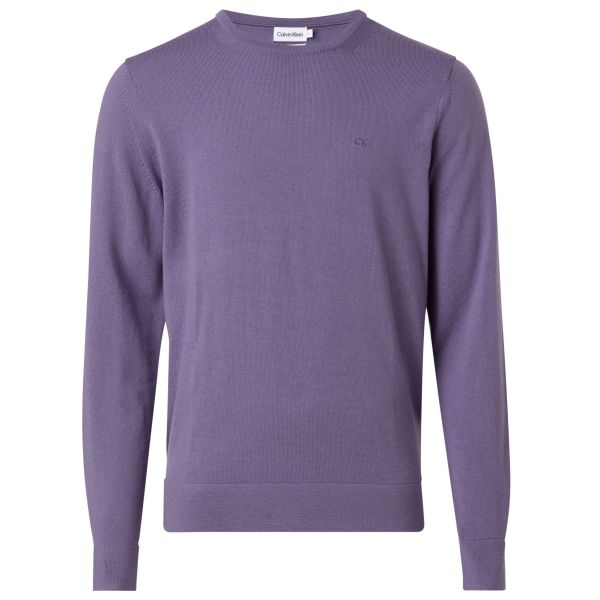 Calvin Klein Superior Merino Sweater Paars