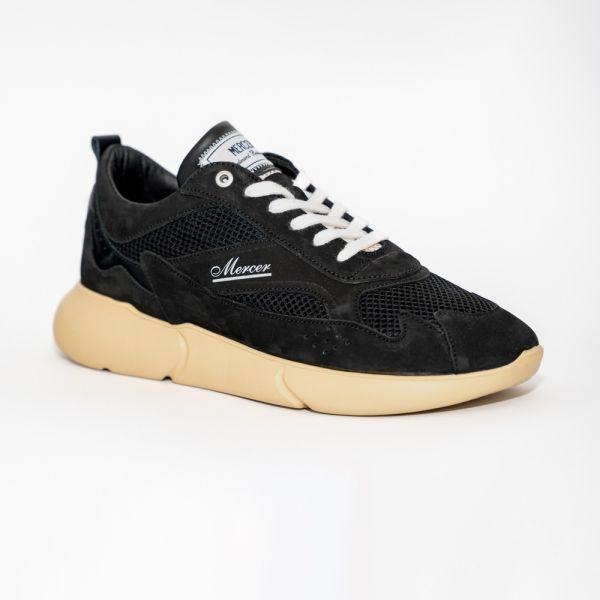 Mercer Amsterdam The W3RD Suede Sneaker Zwart Mezaldy