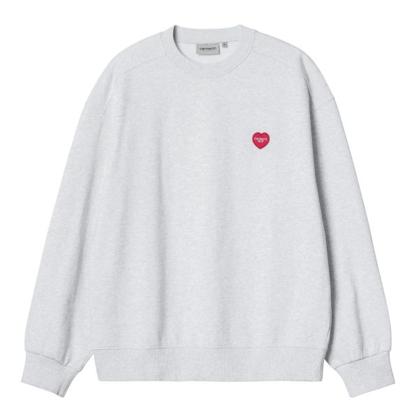 Carhartt Heart Patch Sweater Grijs