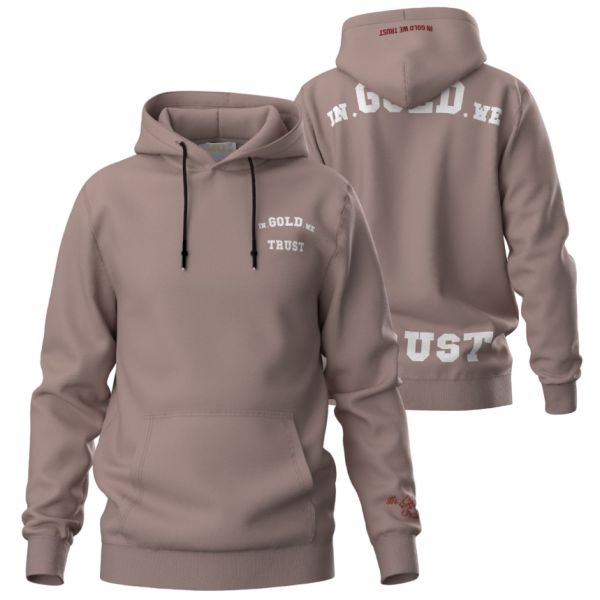 In Gold We Trust The Notorious Hoodie Licht Roze
