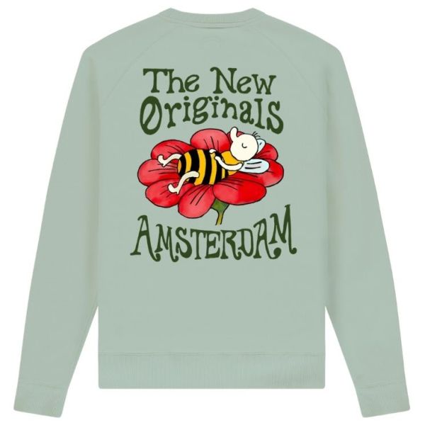 The New Originals Lazy Bee Sweater Groen