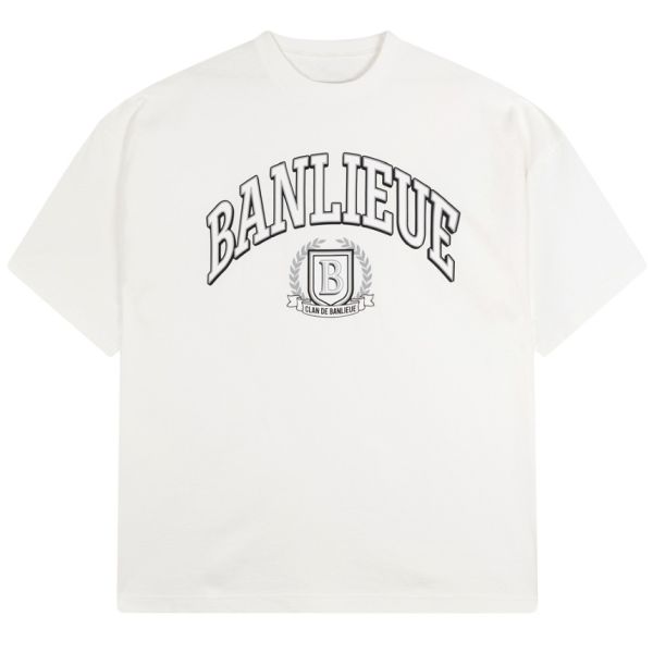 Banlieue Crest T-shirt Wit