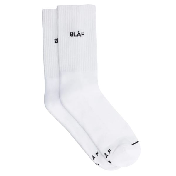 Olaf Mini Logo Sokken Wit