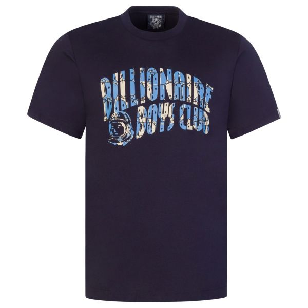 Billionaire Boys Club Gator Camo Arch Logo T-shirt Navy