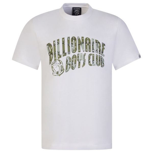 Billionaire Boys Club Gator Camo Arch Logo T-shirt Wit