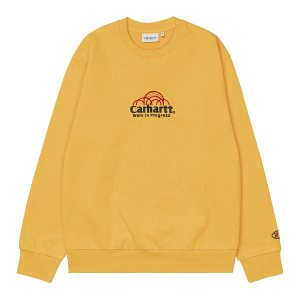 Carhartt Geo Script Sweater Geel