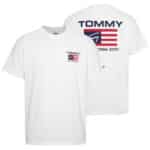 Tommy Jeans Athletic Flag T-shirt Wit