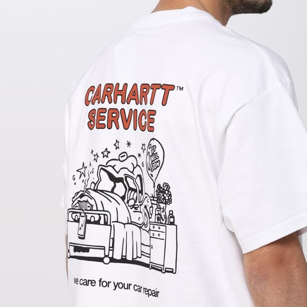 Carhartt Car Repair T-shirt Wit
