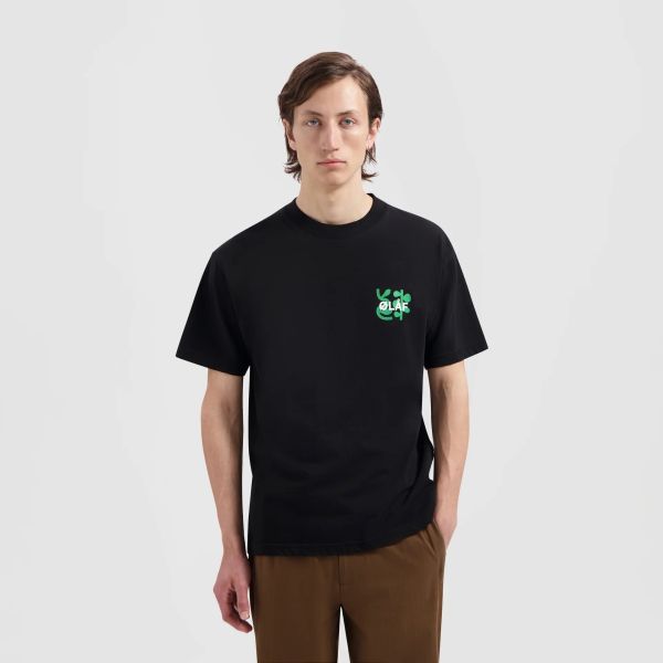 Olaf Vine T-shirt Zwart