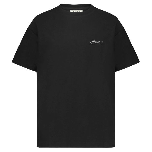 Flâneur Signature T-shirt Zwart