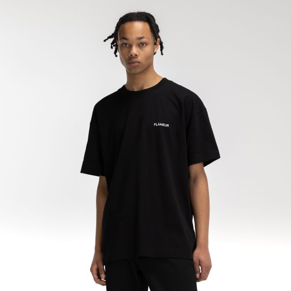 Flâneur Essential T-shirt Zwart