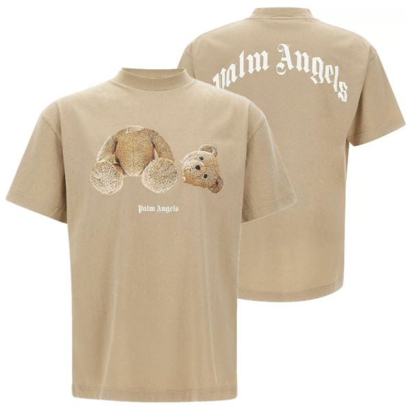 Palm Angels Bear T-shirt Beige