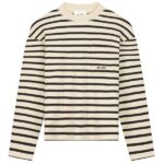 olaf pocket stripe longsleeve off white