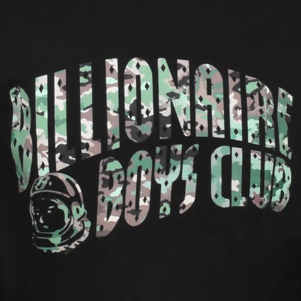Billionaire Boys Club Nothing Camo Arch Logo T-shirt Zwart