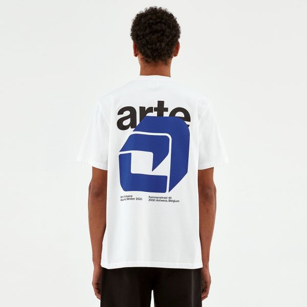 Arte Antwerp Tommy Back Logo T-shirt Wit