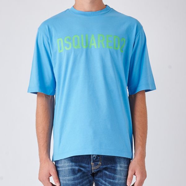 Dsquared2 Loose Fit T-shirt Blauw