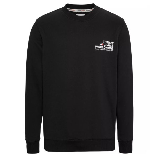 Tommy Jeans Regular Entry Graphic Sweater Zwart