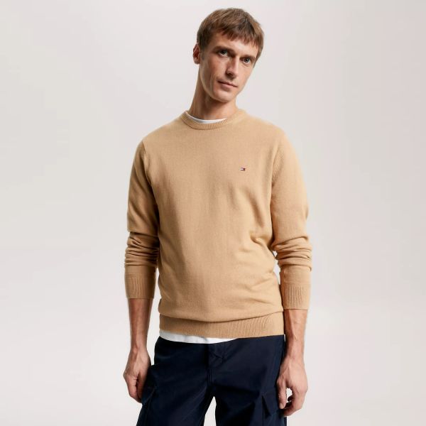 Tommy Hilfiger Organic Sweater Bruin